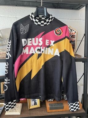 Black, Pink & Yellow Graphic Jersey